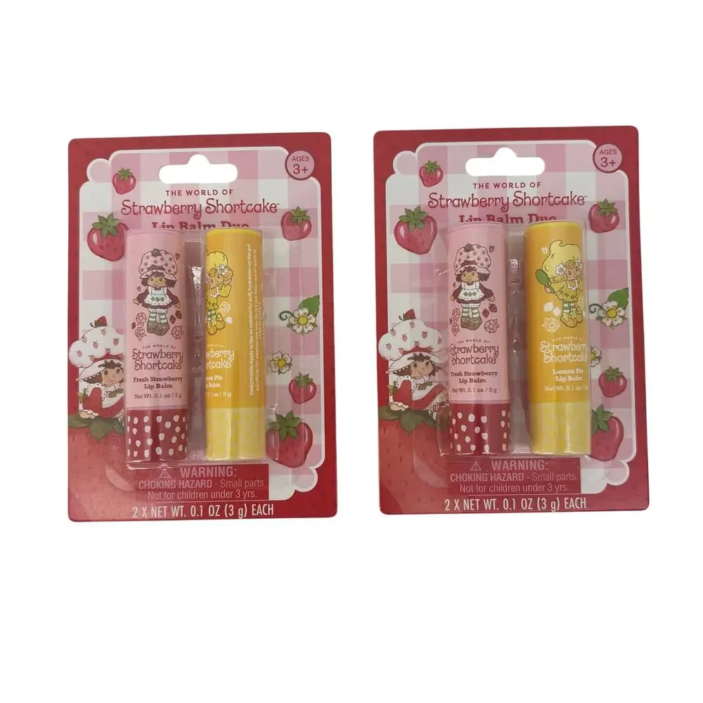 Strawberry Short Cake WildBrain Lip Balm Dual Fresh Lemon Pie